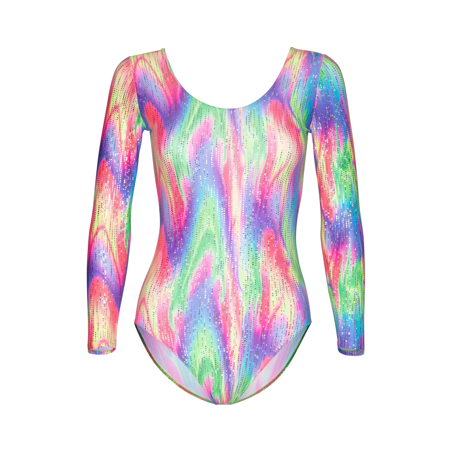 KDC029 Women's Girl's Variety Of Festival Multi Coloured Print Sleeveless Leotards
