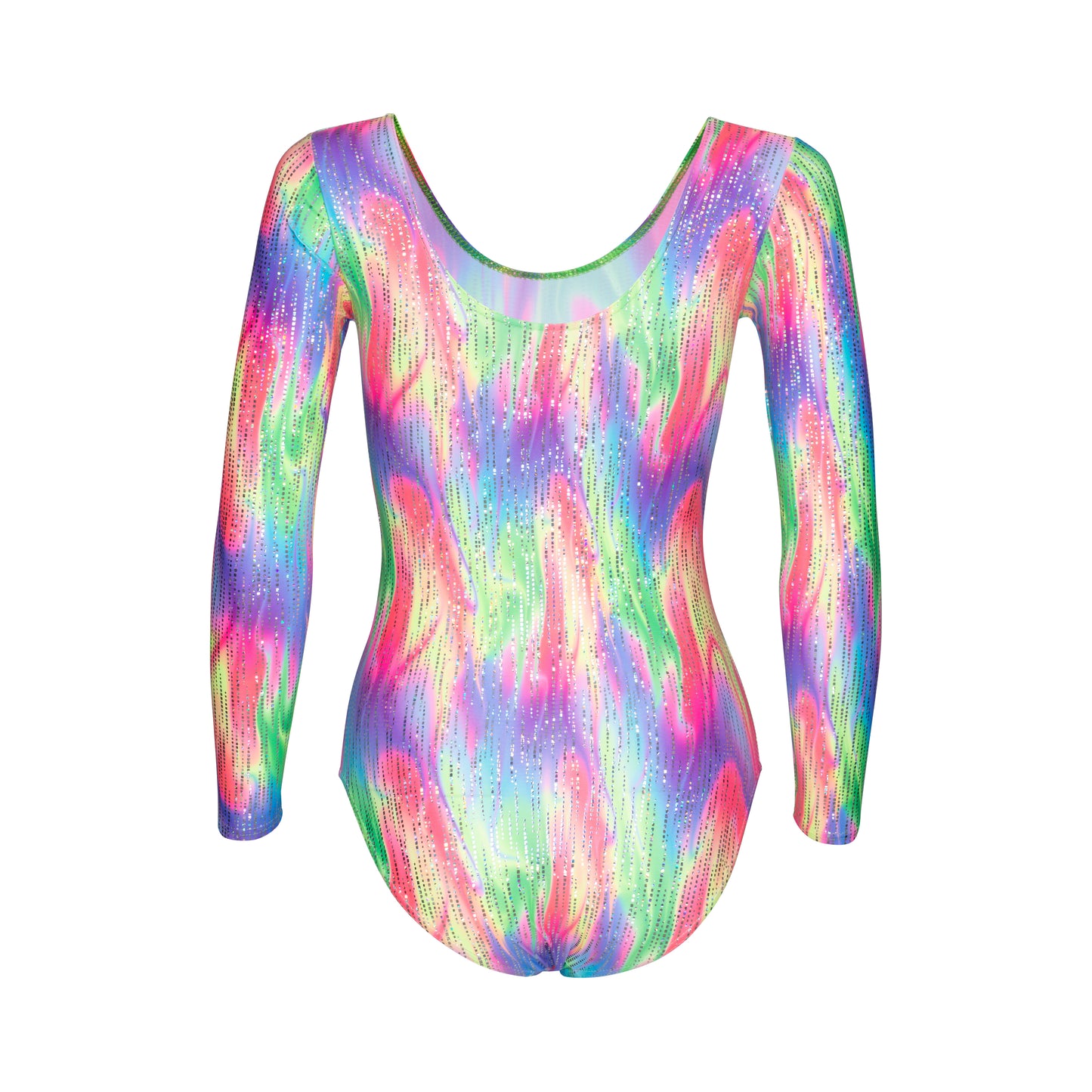 KDC029 Women's Girl's Variety Of Festival Multi Coloured Print Sleeveless Leotards