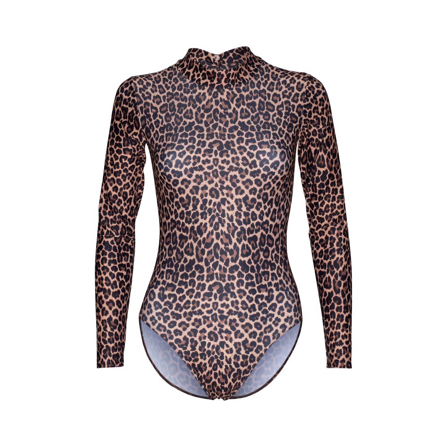 KDGN019 All Colours ANIMAL PRINT Women's Girls Lycra High Neck Long Sleeve Dance Leotard