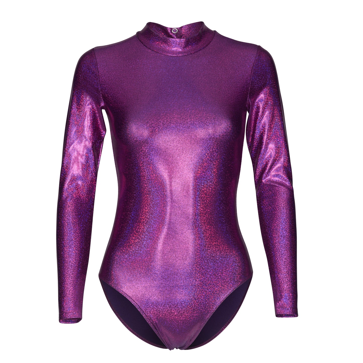KDGN019 All Colours SPARKLY HOLOGRAM Women's Girls Lycra Long Sleeve Dance Leotard