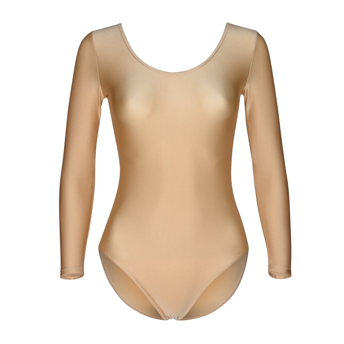 KDC029 Girls All Colours Nylon Lycra Long Sleeve Plain Dance Gymnastics Leotard