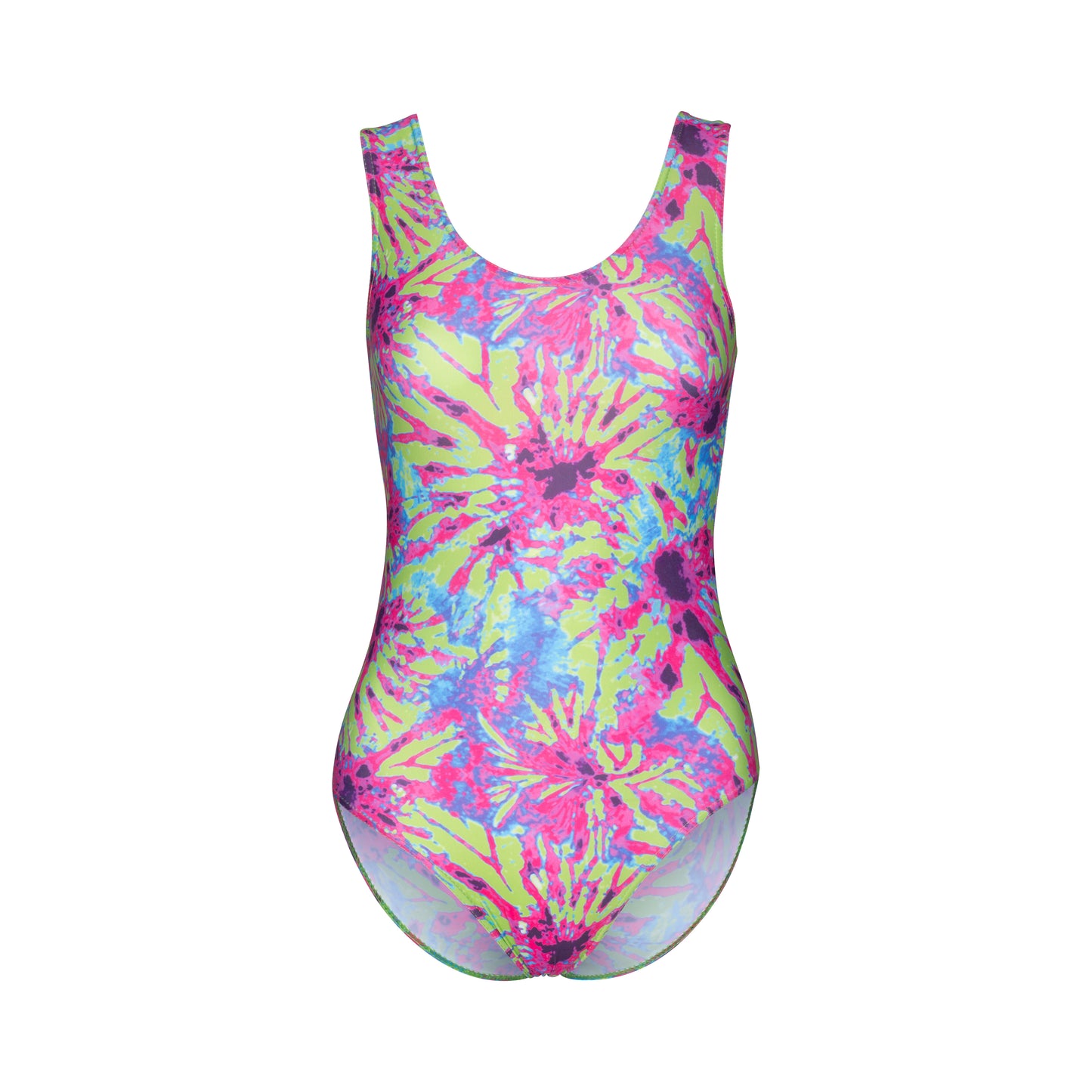 KDC026 Women's Girl's Variety Of Festival Multi Coloured Print Sleeveless Leotards