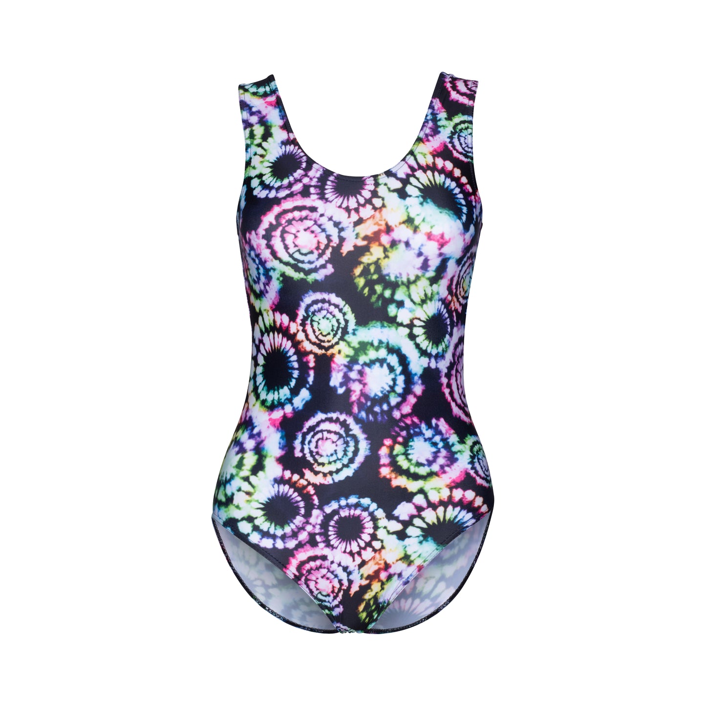 KDC026 Women's Girl's Variety Of Festival Multi Coloured Print Sleeveless Leotards