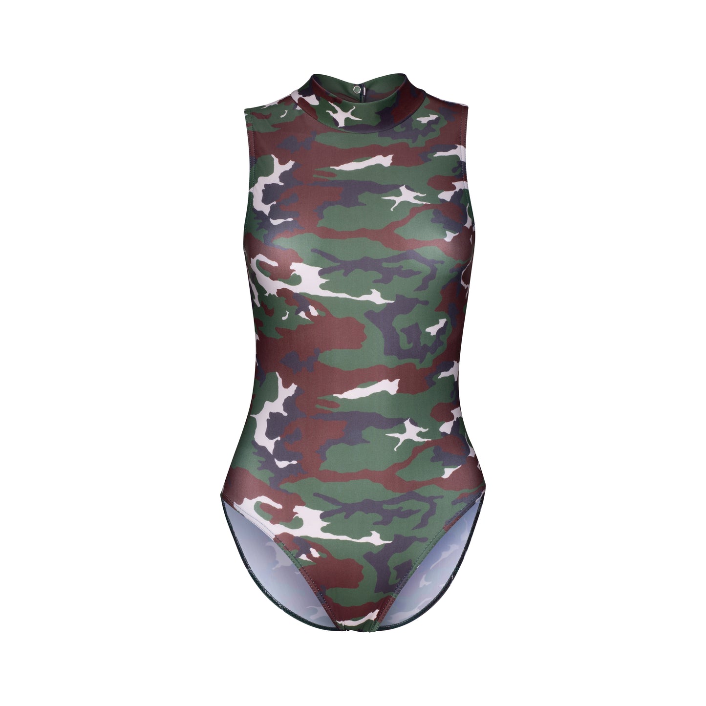 KDGN016 Women's Girl's Variety Of Festival Multi Coloured Print HIGH NECK Sleeveless Leotards