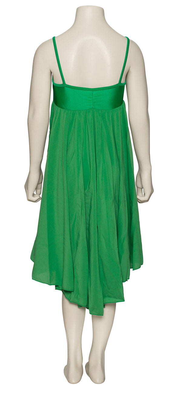 Emerald All Sizes Plain Lyrical Dress Contemporary Ballet Dance Costume