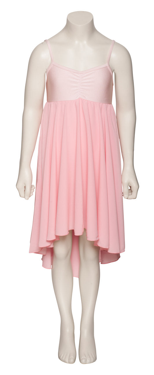 Pale Pink All Sizes Plain Lyrical Dress Contemporary Ballet Dance Costume
