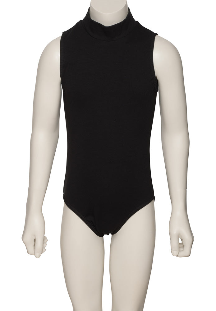 KDGC014 Girls All Colours High Neck Cotton Sleeveless Leotard