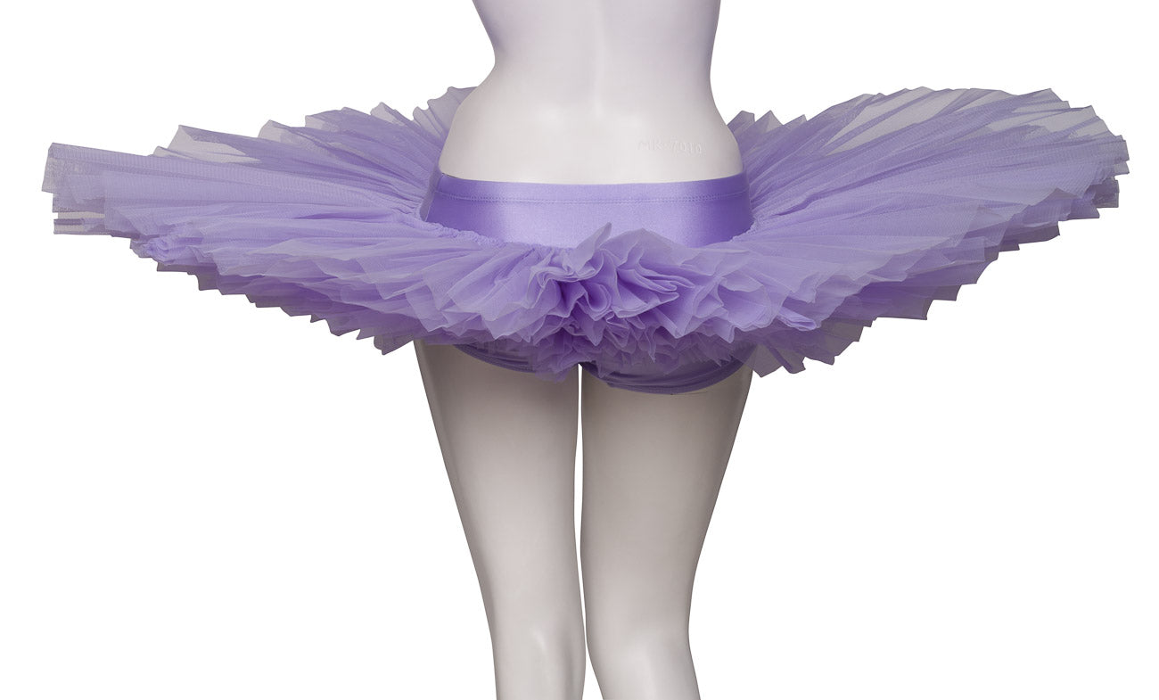 Girls Women's Lilac Premium Professional Dance Ballet Practise Pancake Plateau Tutu Skirt