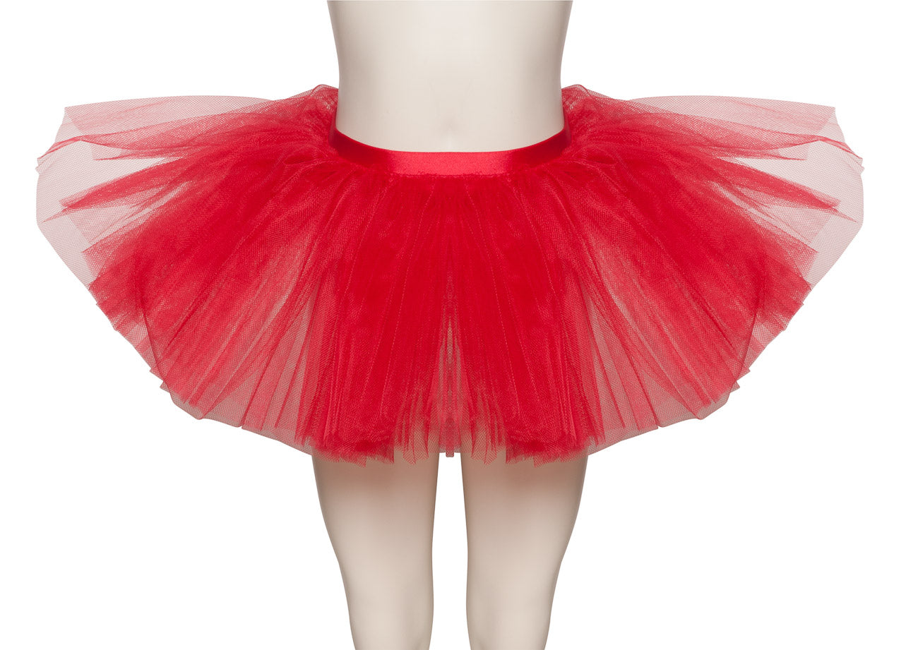 Red Premium Plain Dance Ballet Tutu Skirt All Sizes