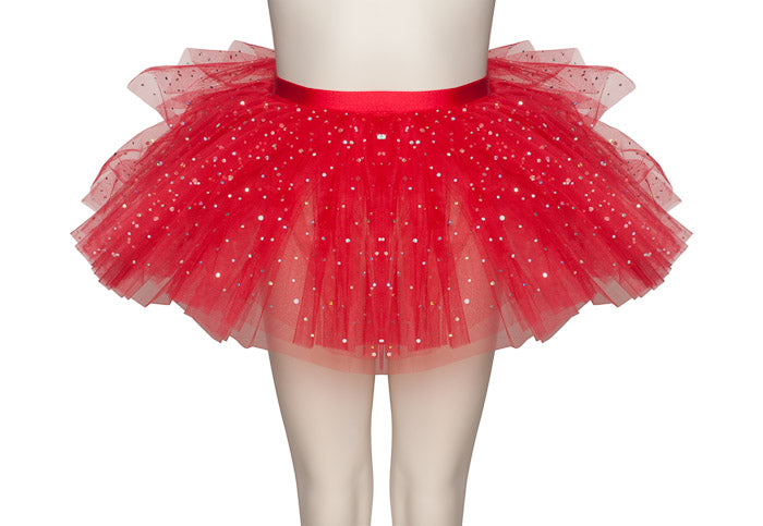 Red Premium SPARKLE Dance Ballet Tutu Skirt All Sizes
