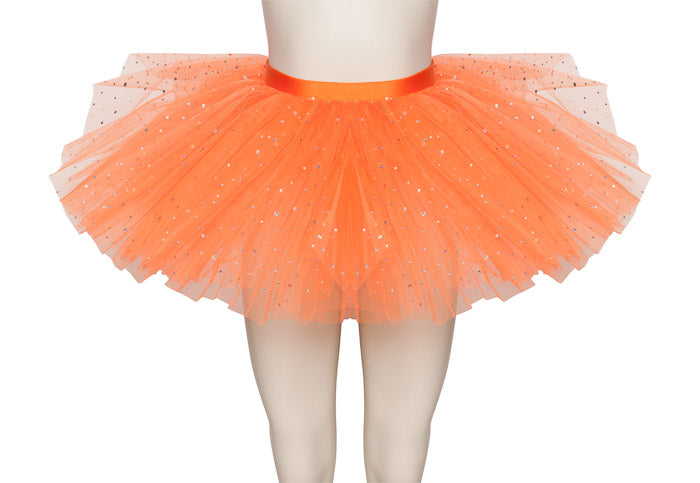 Orange Premium SPARKLE Dance Ballet Tutu Skirt All Sizes