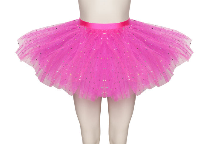 Hot Pink Premium SPARKLE Dance Ballet Tutu Skirt All Sizes