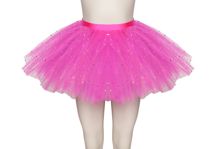 Hot Pink Premium SPARKLE Dance Ballet Tutu Skirt All Sizes