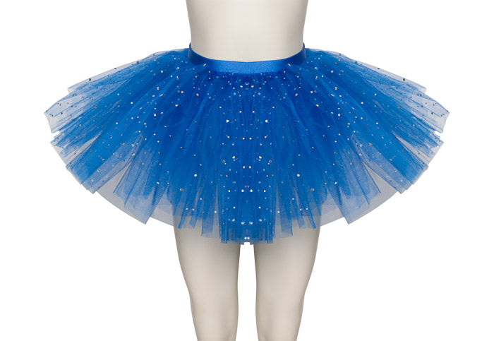 Royal Blue Premium SPARKLE Dance Ballet Tutu Skirt All Sizes