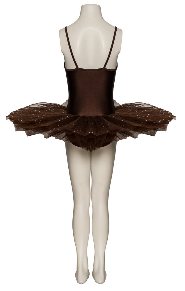 Chocolate Brown Premium SPARKLE Dance Ballet Tutu All Sizes