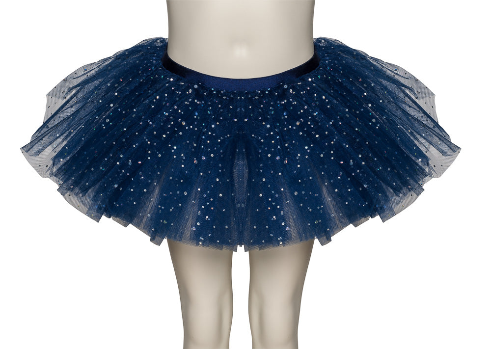 Navy Blue Premium SPARKLE Dance Ballet Tutu Skirt All Sizes
