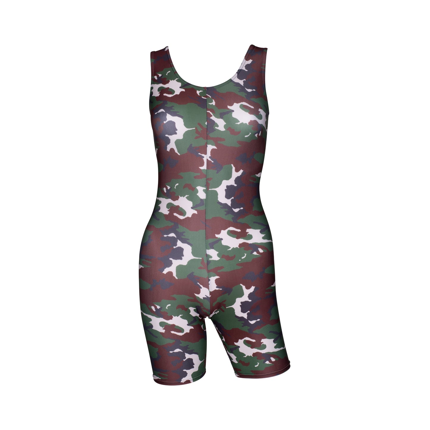 KDC018 Women's Girl's Variety Of Festival Multi Coloured Print Sleeveless Catsuit