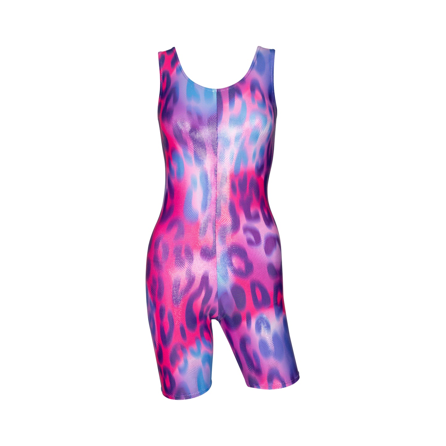 KDC018 Women's Girl's Variety Of Festival Multi Coloured Print Sleeveless Catsuit