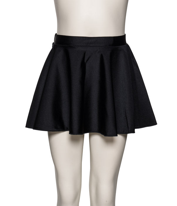 KDSK01 Girls All Colours Nylon Lycra Pull On Circular Dance Skirt