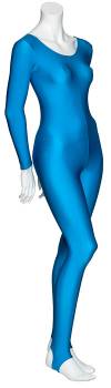 KDC012 Women's All Colours Lycra Long Sleeve Stirrup Dance Catsuit