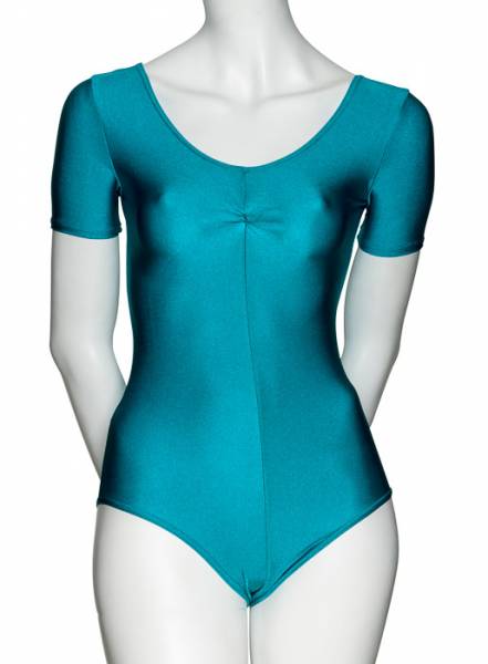 KDC029 All Colours SPARKLY HOLOGRAM Women's Girls Lycra Long Sleeve Dance Leotard