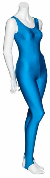 KDC013 Women's All Colours Lycra Ruched Front Sleeveless Stirrup Dance Catsuit