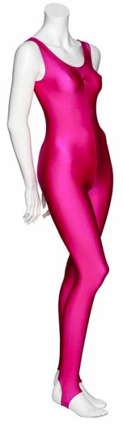 KDC013 Women's All Colours Lycra Ruched Front Sleeveless Stirrup Dance Catsuit