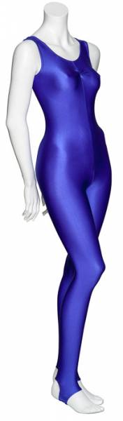 KDC013 Women's All Colours Lycra Ruched Front Sleeveless Stirrup Dance Catsuit