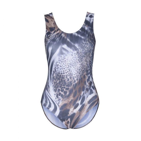 KDC026 All Colours ANIMAL PRINT Women's Girls Lycra Sleeveless Dance Leotard