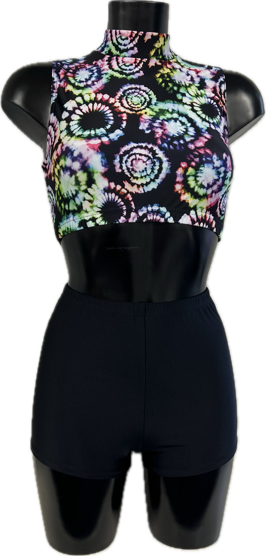 Festival Print KCTN-7 Sample UK 10 Katz Size 4 Ref SAM03 (CROP TOP ONLY)