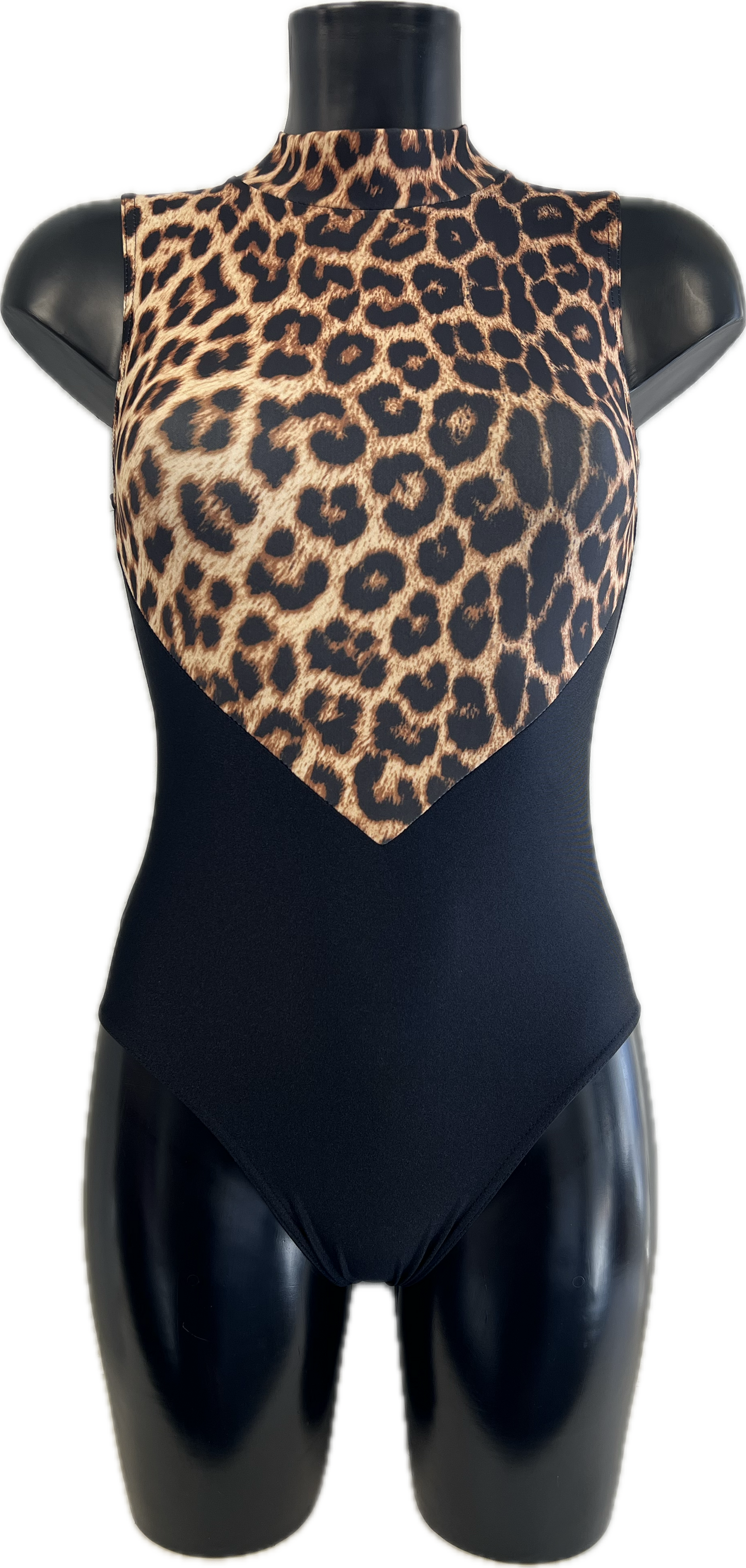 K2105 (KDGN016) CUSTOM-MADE All Colours Women's Girls Lycra Sleeveless High Neck Dance Leotard