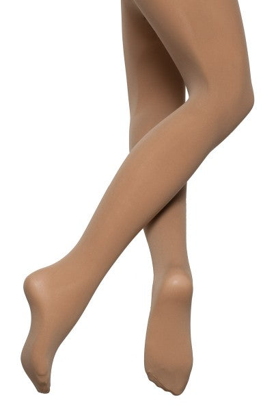 Girls Ladies 60 Denier Light Suntan Full Foot Ballet Dance Tights All Sizes