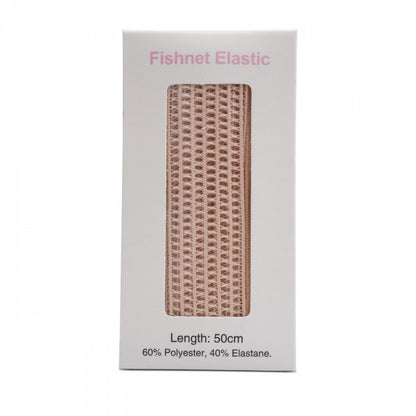 50cm Pale Pink Elasticated Fishnet Elastic Dance Ballet Pointe Shoes