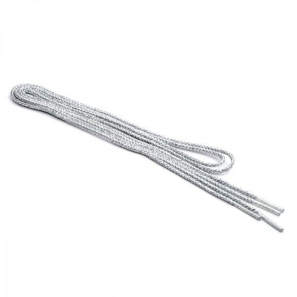 Pair Of Silver Glitter Laces For Dance Tap Jazz Shoes