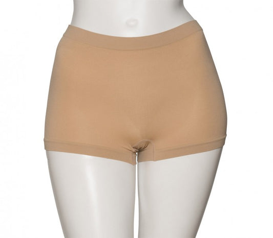 Girls Ladies Nude Seamless Dance High Waist Briefs Pants Knickers Undergarment