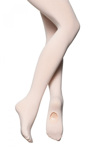 Girls Ladies 60 Denier Pale Pink Convertible Ballet Dance Tights All Sizes