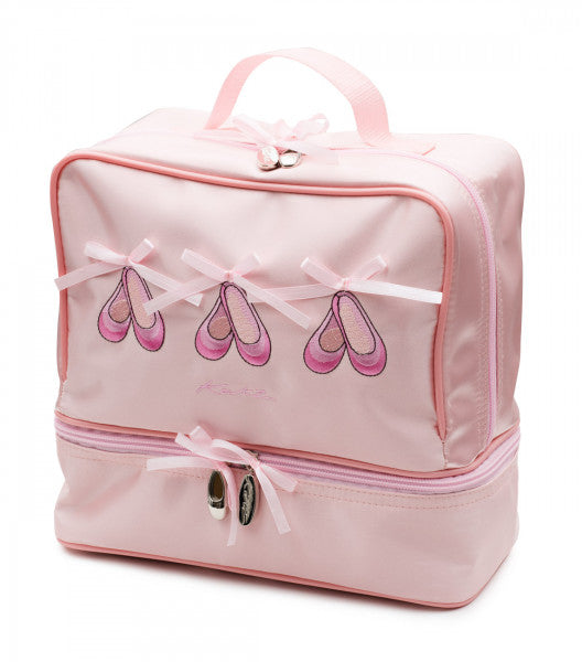 Girls Pink Satin Ballet Ballerina Shoe Dance Hand Bag KB37