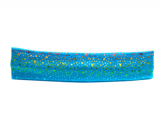 Star Print Nylon Lycra Dance Hair Headbands All Colours