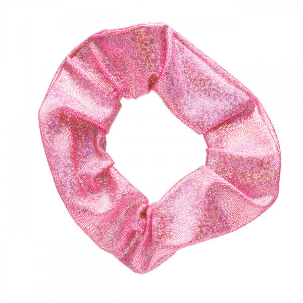 Shiny Sparkly Hologram Ballet Dance Gymnastics Hair Scrunchie All Colours