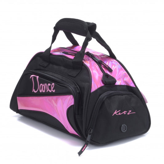 Small Bubble Gum Pink Shiny Dance Ballet Kit Holdall Sports Bag KB105