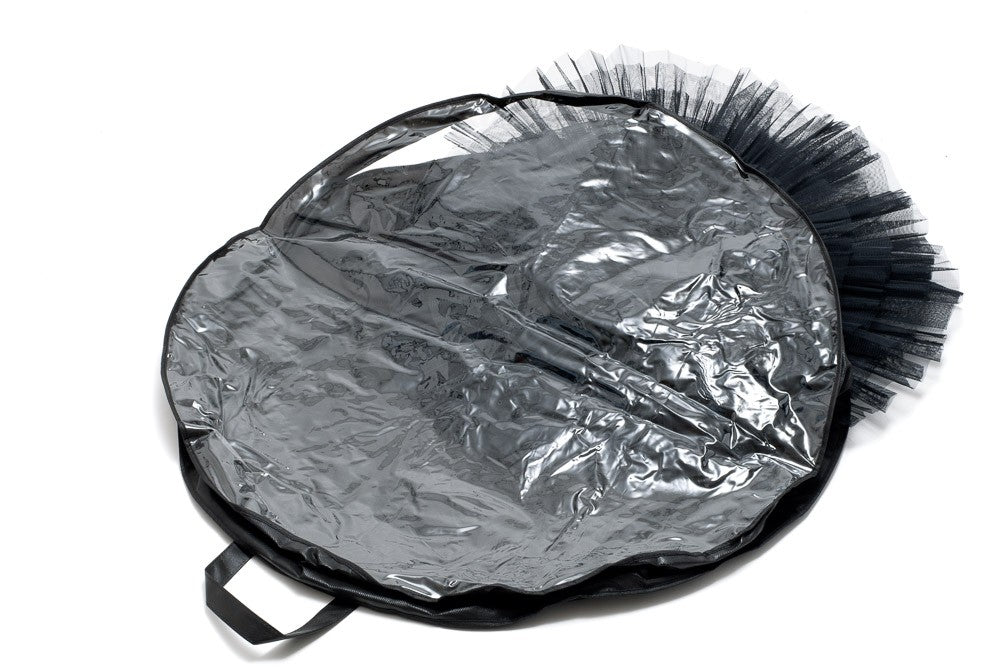 Girls Ladies Black Medium Tutu Cover Protector Carry Bag 110cm Diameter KB97