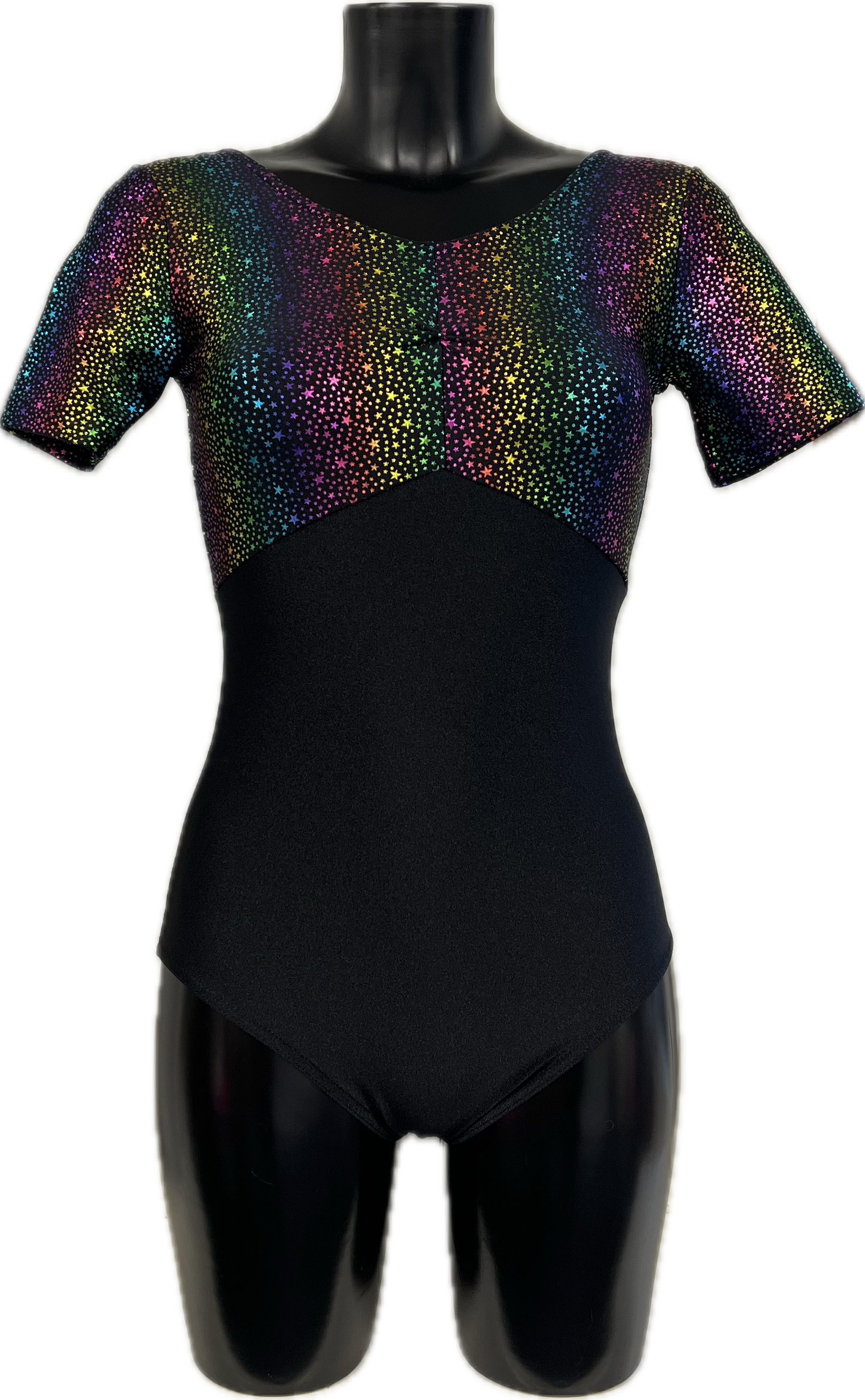 K2107 (KDC008) CUSTOM-MADE All Colours Women's Girls Lycra Short Sleeve Ruche Front Dance Leotard