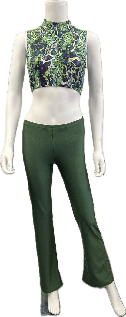 Ladies Girls Nylon Lycra Ballet Dance Jazz Pants Trousers KJPL1