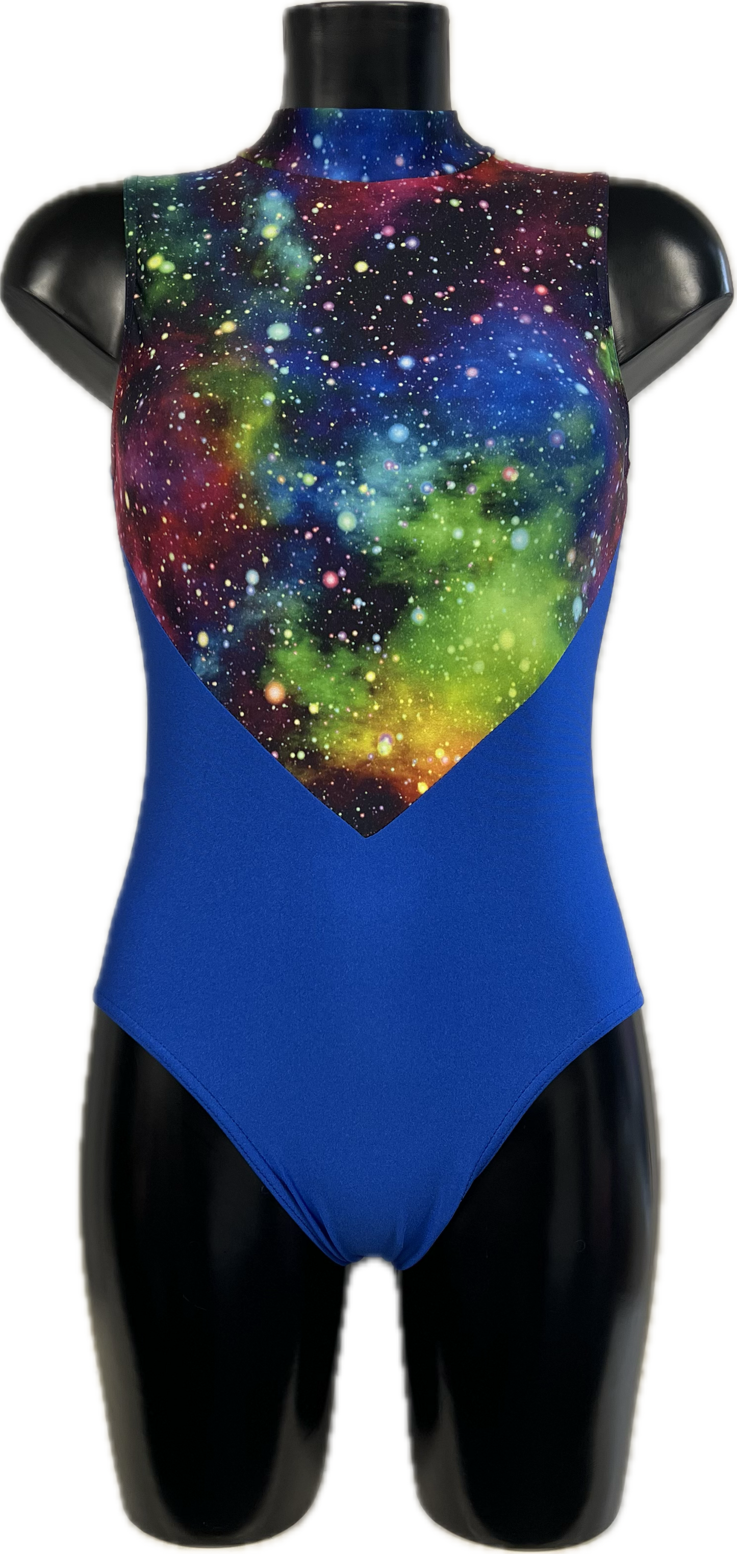 Festival Print & Nylon Lycra K2105 Sample UK 10 Katz size 4 Ref SAM55