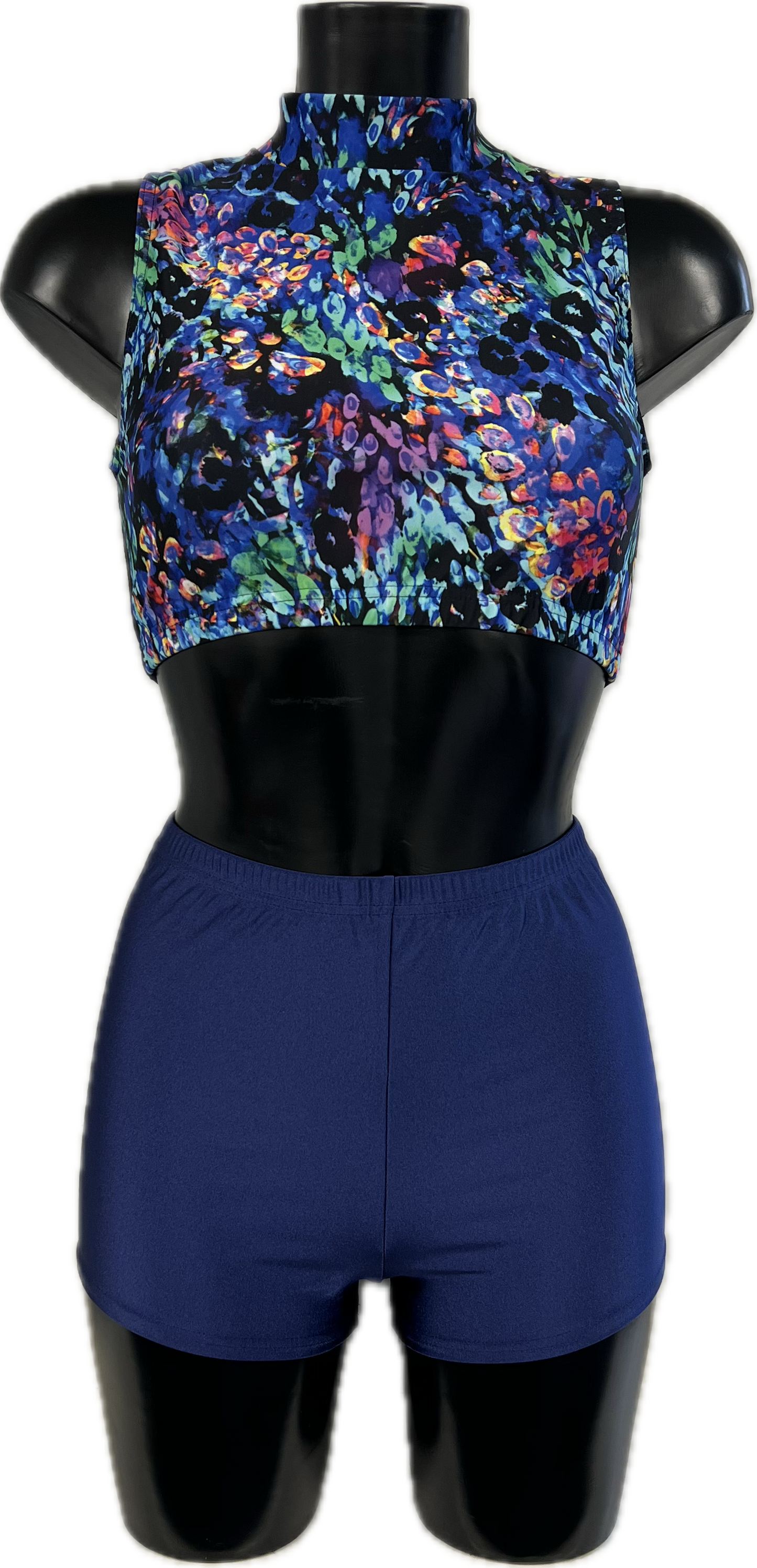 Festival Print KCTN-7 Sample UK 10 Katz Size 4 Ref SAM09 (CROP TOP ONLY)