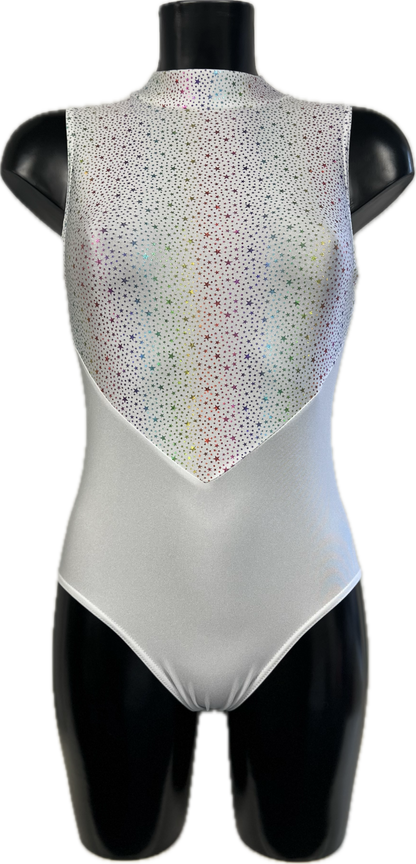 Star Print & Nylon Lycra K2105 Sample UK 10 Katz size 4 Ref SAM57