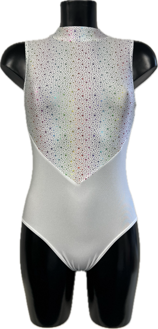Star Print & Nylon Lycra K2105 Sample UK 10 Katz size 4 Ref SAM57