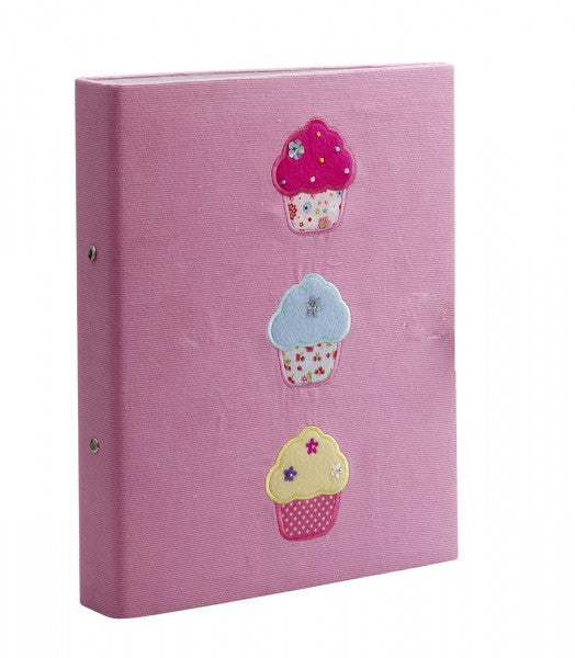 Pink Cupcake Ring Binder RB-8758