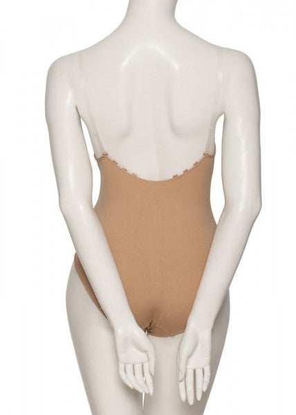 Girls Ladies Nude Seamless Dance Ballet Body Stocking Camisole Undergarment