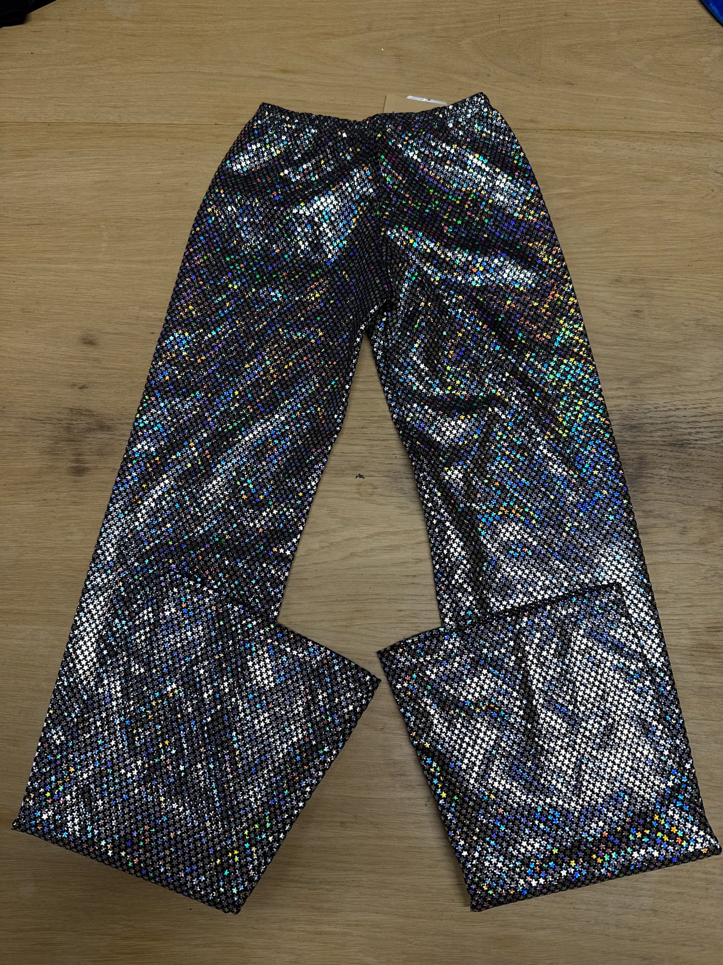 Black Sparkly Dance jazz pants age 9 Katz 2 Ref 32